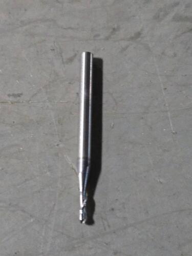 DESCRIPTION: (10) CARBIDE STUB BALL END MILL BRAND MODEL SHARPCARB 84-2063 SIZE: 1/16" DIA RETAIL$: $391.00 QTY: 10