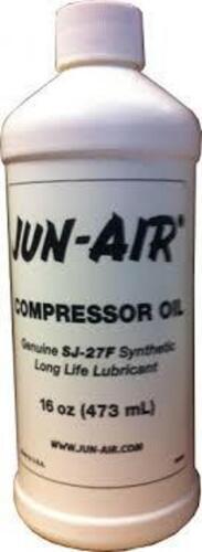 DESCRIPTION: (6) SJ-27F SYNTHETIC COMPRESSOR OIP BRAND/MODEL: JUN-AIR SIZE: 16 OZ RETAIL$: $126.52 QTY: 6