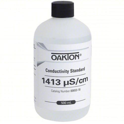 DESCRIPTION: (12) CONDUCTIVITY CALIBRATION SOLUTION BRAND/MODEL: OAKTON 9WYZ5 SIZE: 500mL RETAIL$: $313.92 QTY: 12