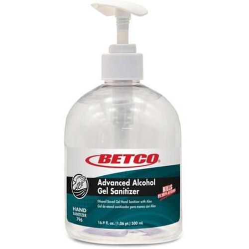 DESCRIPTION: (12) HAND SANITIZER GEL BRAND/MODEL: BETCO 796E900 SIZE: 16.9OZ RETAIL$: $104.04 QTY: 12