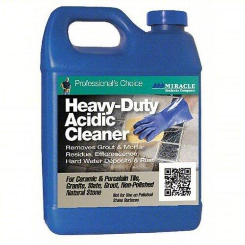 DESCRIPTION: (1) HEAVY DUTY ACIDIC CLEANER BRAND/MODEL: MIRACLE 48RE97 SIZE: 1 GAL RETAIL$: $31.36 QTY: 1