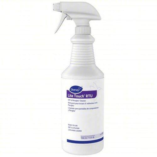 DESCRIPTION: (5) CRT& PLEXIGLASS CLEANER BRAND/MODEL: DIVERSEY 03970 SIZE: 32oz RETAIL$: $76.92 QTY: 5