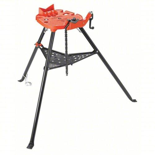 DESCRIPTION: (1) PORTABLE CHAIN VISE BRAND MODEL RIDGID/36273 INFORMATION: Folding Leg, 0.13 in &ndash; 6 in Pipe Size Range SIZE: 48 in Max Ht, 36 in Min H