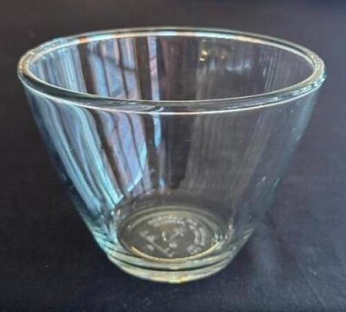 (3) 6" GLASS BOWLS
