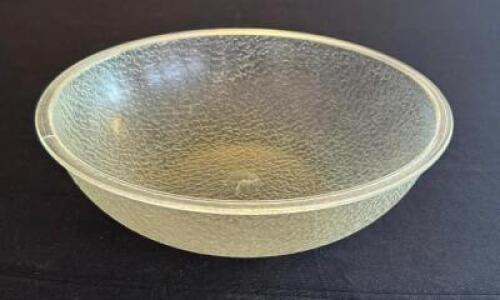 (3) 10.5" PLASTIC SALAD BOWLS