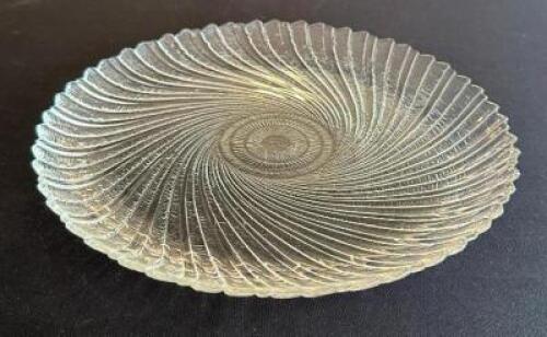 (6) 10" GLASS PLATES