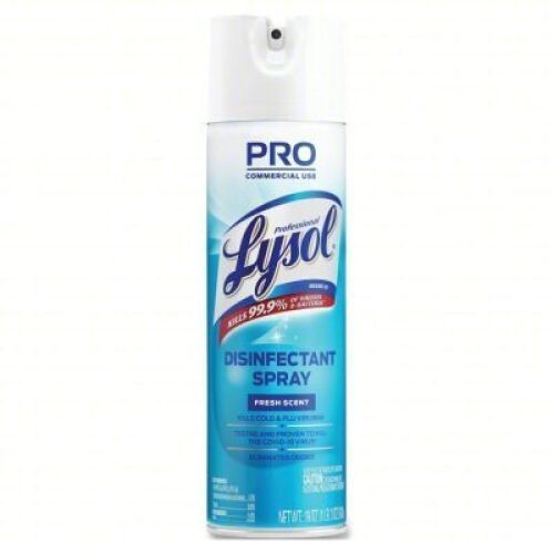 DESCRIPTION: (3) DISINFECTANT SPRAY BRAND/MODEL: LYSOL 1XEH4 SIZE: 19OZ RETAIL$: $61.37 QTY: 3
