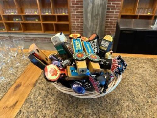 LOT OF BEER TAPS