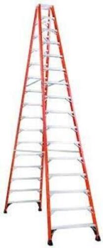 DESCRIPTION: (1) STEPLADDER BRAND/MODEL: LOUISVILLE INFORMATION: ORANGE SIZE: 16 FT H RETAIL$: $1173.06 EA QTY: 1