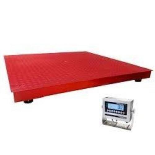 DESCRIPTION: (1) FLOOR SCALE, NO READ OUTINFORMATION: RED, SEE INSPECTIONSIZE: APPROX 48" X 48"QTY: 1