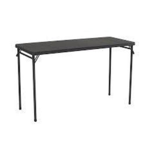 DESCRIPTION: (1) FOLDING TABLEBRAND/MODEL: COSCO #14-341INFORMATION: BLACKSIZE:&nbsp;APPROX 19 3/4" X 48" X 28"RETAIL$: $90.00 EAQTY: 1