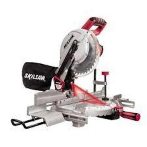 DESCRIPTION: (1) COMPOUND MITER SAW BRAND/MODEL: SKILSAW #3800 INFORMATION: 120 V, 50/60 HZ RETAIL$: $129.00 EA QTY: 1