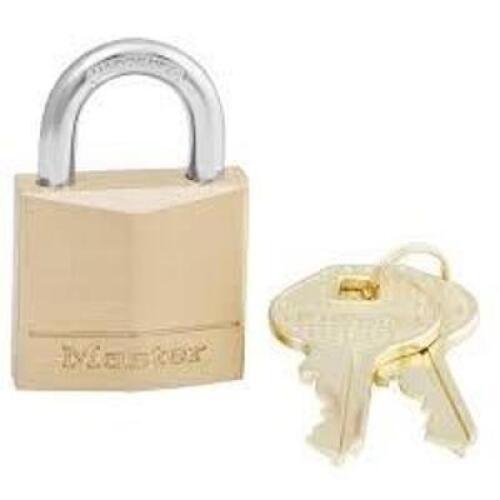 DESCRIPTION: (12) BOXES OF (4) PADLOCKS BRAND/MODEL: MASTER LOCK #130D INFORMATION: BRASS RETAIL$: $9.99 PER LOCK QTY: 12