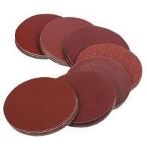 DESCRIPTION: (5) BOXES OF (50) SANDING DISCS BRAND/MODEL: PRODUCT NUMBER #310P040X - 05000 INFORMATION: 40 GRIT, NO HOLES SIZE: 2" RETAIL$: $14.99 EA
