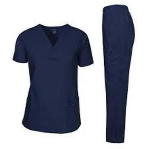 DESCRIPTION: (1) BOX OF SCRUB TOPS AND BOTTOMS BRAND/MODEL: SEE INSPECTION INFORMATION: 20 - PANTS AND 14 - TOPS, NAVY BLUE SIZE: LARGE QTY: 1