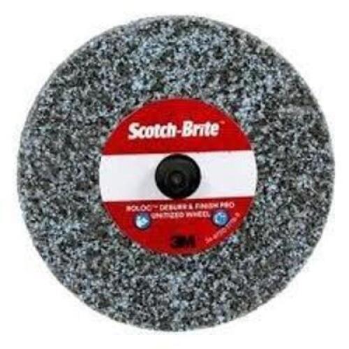 DESCRIPTION: (2) BOXES OF (50) DEBURR & FINISH WHEEL BRAND/MODEL: 3M SCOTCH-BRITE #77116 SIZE: 3" RETAIL$: $477.60 PER BOX QTY: 2