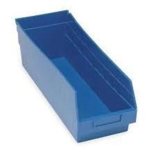 DESCRIPTION: (1) CASE OF (10) STACKABLE BINS BRAND/MODEL: QUANTUM #QSB208BL INFORMATION: BLUE SIZE: 11X5.5X5 RETAIL$: $45.00 EA QTY: 1