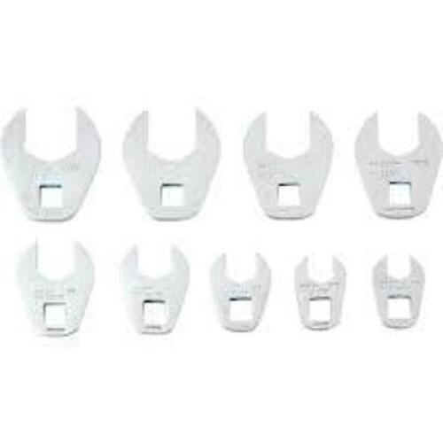 DESCRIPTION: (1) CROWFOOT WRENCH SET BRAND/MODEL: PROTO #J49000MCF INFORMATION: 9 PIECES, 3/8-7/8 SIZE: 3/8" RETAIL$: $238.99 EA QTY: 1