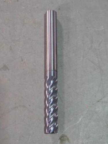 DESCRIPTION: (2) SOLID CARBIDE CORNER RADIUS END MILL BRAND MODEL MA FORD 37020 SIZE: 3/8" DIA 1-5/8" LOC RETAIL$: $200.60 QTY: 2