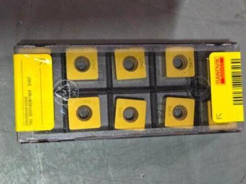 DESCRIPTION: (30) CARBIDE MODULMILL INSERTS BRAND MODEL SANDVIK COROMANT 180_009140N1464 S40T RETAIL$: $1,182.60 QTY: 30