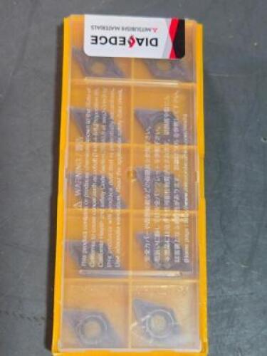 DESCRIPTION: (30) CARBIDE TURNING INSERTS BRAND MODEL MITSUBISHI DCGT11T308-MJ VP10RT RETAIL$: $479.10 QTY: 30