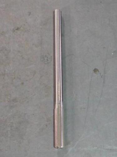 DESCRIPTION: (1) HSS CHUCKING REAMER BRAND MODEL MADE IN USA 72034838 SIZE: 0.4830" DIA RETAIL$: $70.86 QTY: 1