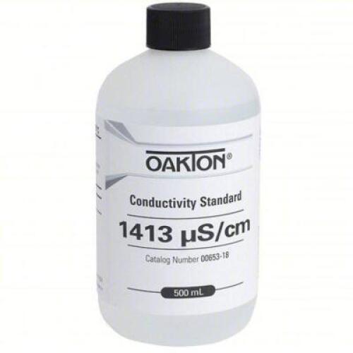 DESCRIPTION: (12) CONDUCTIVITY CALIBRATION SOLUTION BRAND/MODEL: OAKTON 9WYZ5 SIZE: 500mL RETAIL$: $313.92 QTY: 12