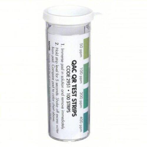 DESCRIPTION: (12) QAC TEST STRIPS BRAND/MODEL: LAMOTTE 2951 INFORMATION: 50-400 ppm SIZE: 100 STRIPS RETAIL$: $162.96 QTY: 12