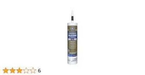 DESCRIPTION: (6) BLACK SILICONE CAULK BRAND/MODEL: GE SIZE: 10.1 OZ RETAIL$: $61.72 QTY: 6