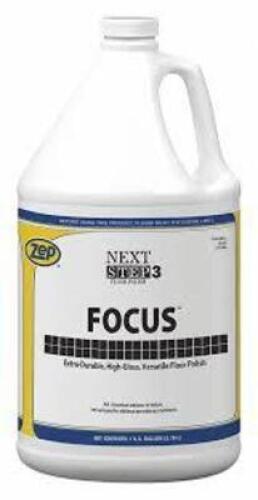 DESCRIPTION: (2) HIGH GLOSS FLOOR POLISH BRAND/MODEL: ZEP FOCUS SIZE: 1 GAL RETAIL$: $86.41 QTY: 2