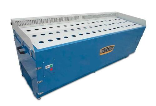 DESCRIPTION: (1) GRINDING/SANDING DOWNDRAFT TABLE BRAND/MODEL: BALEIGH/DDTM-5922 INFORMATION: 1PH, 110V, 1/2 HP, 60HZ SIZE: 59" X 22" WORK SURFACE RET