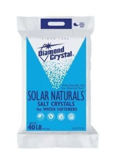 DESCRIPTION: (2) SOLAR NATURALS WATER SOFTNER SALT CRYSTALS BRAND/MODEL: DIAMOND CRYSTAL SIZE: 50 LB RETAIL$: $42.60 QTY: 2