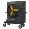 DESCRIPTION: (1) EVAPORATIVE COOLERBRAND/MODEL: BIG ASS FANS/COOL SPACE 400INFORMATION: CLICK INTO LOT TO SEE VIDEO, 9700 CFM, 46 GALLON RESERVOIR CAPACITY, 3600 SQFT COVERAGE, 3/4 HP, 110-120VSIZE: 30" X 62 1/2" X 70 1/2"RETAIL$: $3,299QTY: 1Cool Space 4