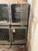 (2) - STAINLESS STEEL MODULAR KENNEL CAGE - 3
