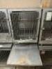 (2) - STAINLESS STEEL MODULAR KENNEL CAGE - 9