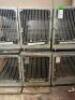 (2) - STAINLESS STEEL MODULAR KENNEL CAGE - 3