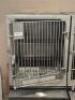 (2) - STAINLESS STEEL MODULAR KENNEL CAGE - 6