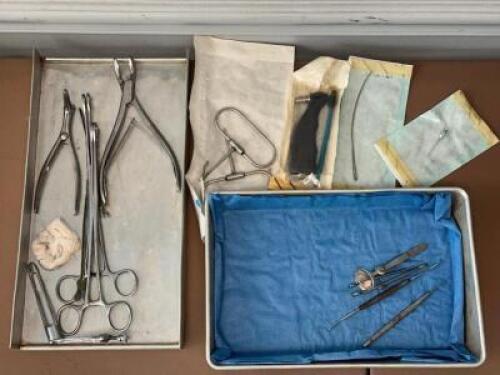 ASSORTED MEDICAL AND SURGICAL TOOLS