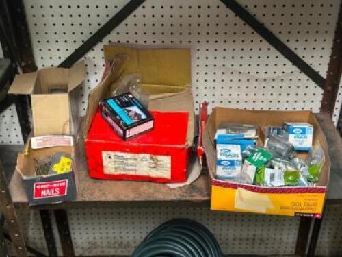 ASSORTED HARDWARE AND TOOLS