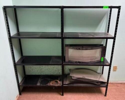 60" 4-TIER METAL SHELVING UNIT