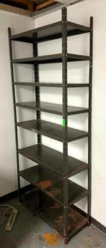 36" 8-TIER METAL SHELVING UNIT