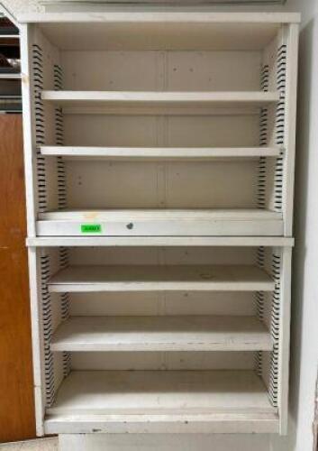 (2) METAL WALL MOUNT SHELVES