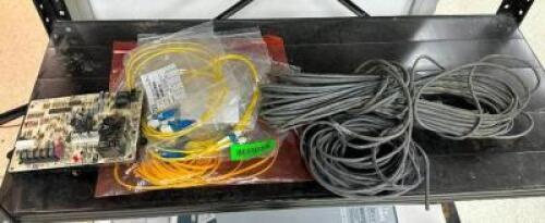 ASSORTED ELECTRICAL CABLES AND CORDS