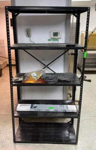 36" 5-TIER METAL SHELVING UNIT