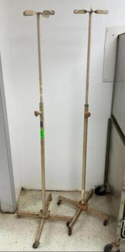 (2) IV CARTS