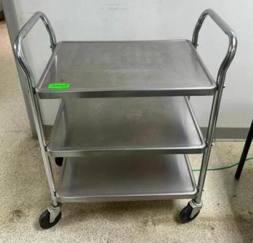 3-TIER STAINLESS STEEL CART