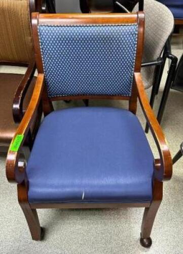 (2) ROLLABOUT ARM CHAIRS