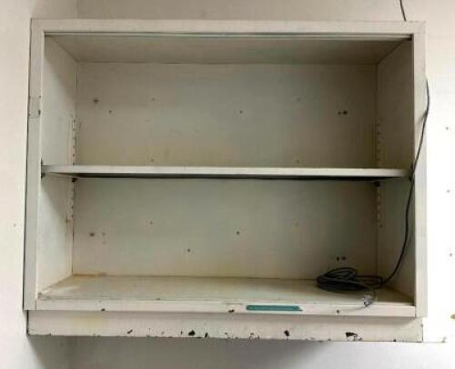 (2) WALL MOUNT METAL CABINETS