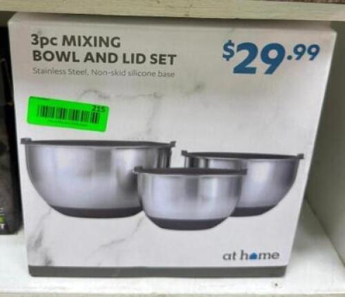 3PC MIXING BOWL AND LID SET