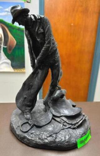 14" WESTERN STATUE